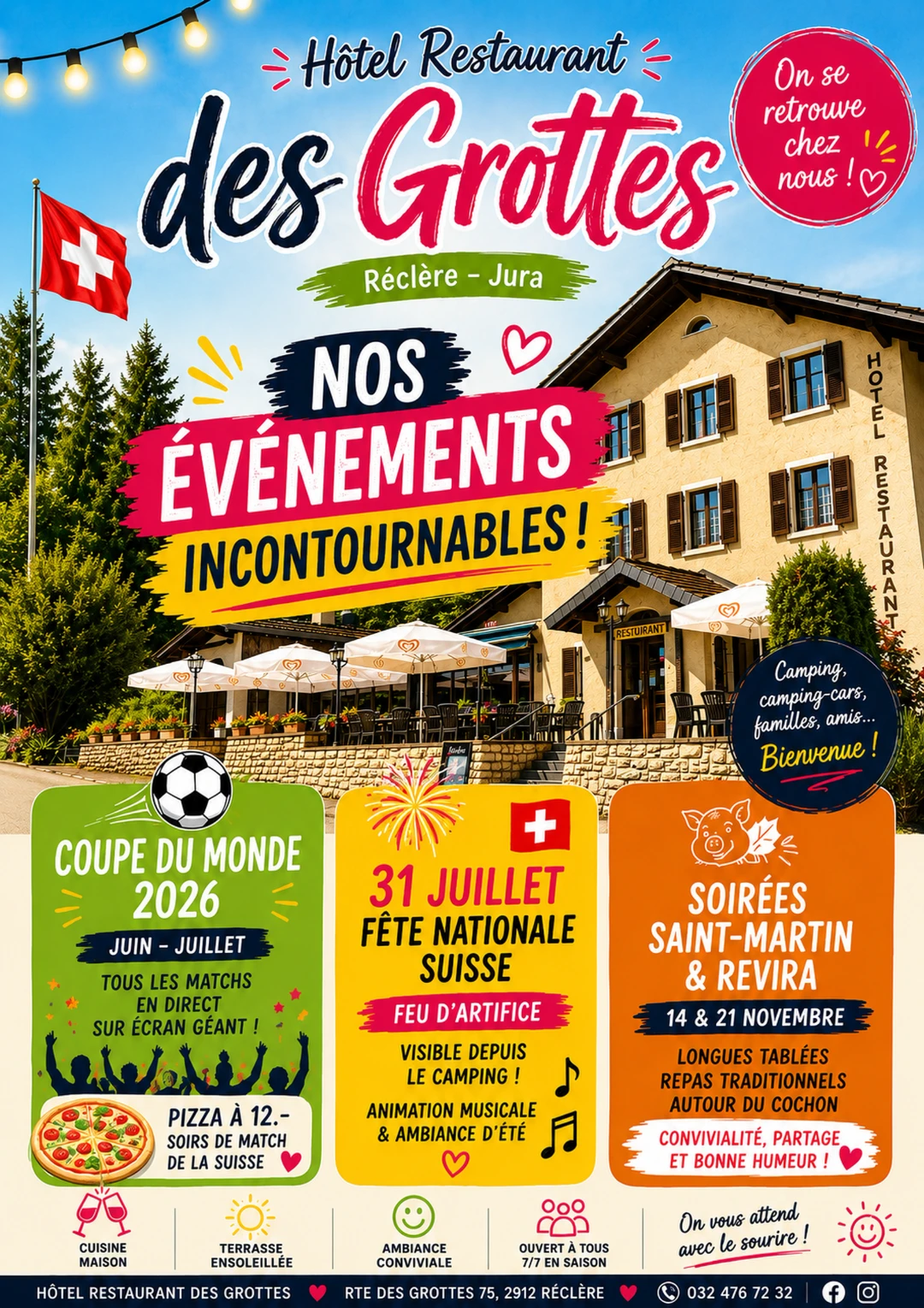 Affiche Hôtel des Grottes